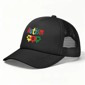 Autism Mom Trucker Hat |   Autism Awareness Puzzle Graphic Mesh Cap,Autism Awareness Mom Trucker Hat |   Colorful Puzzle Graphic Mesh Cap,Autism Mom Printed Trucker Hat |   Autism Awareness Support Cap