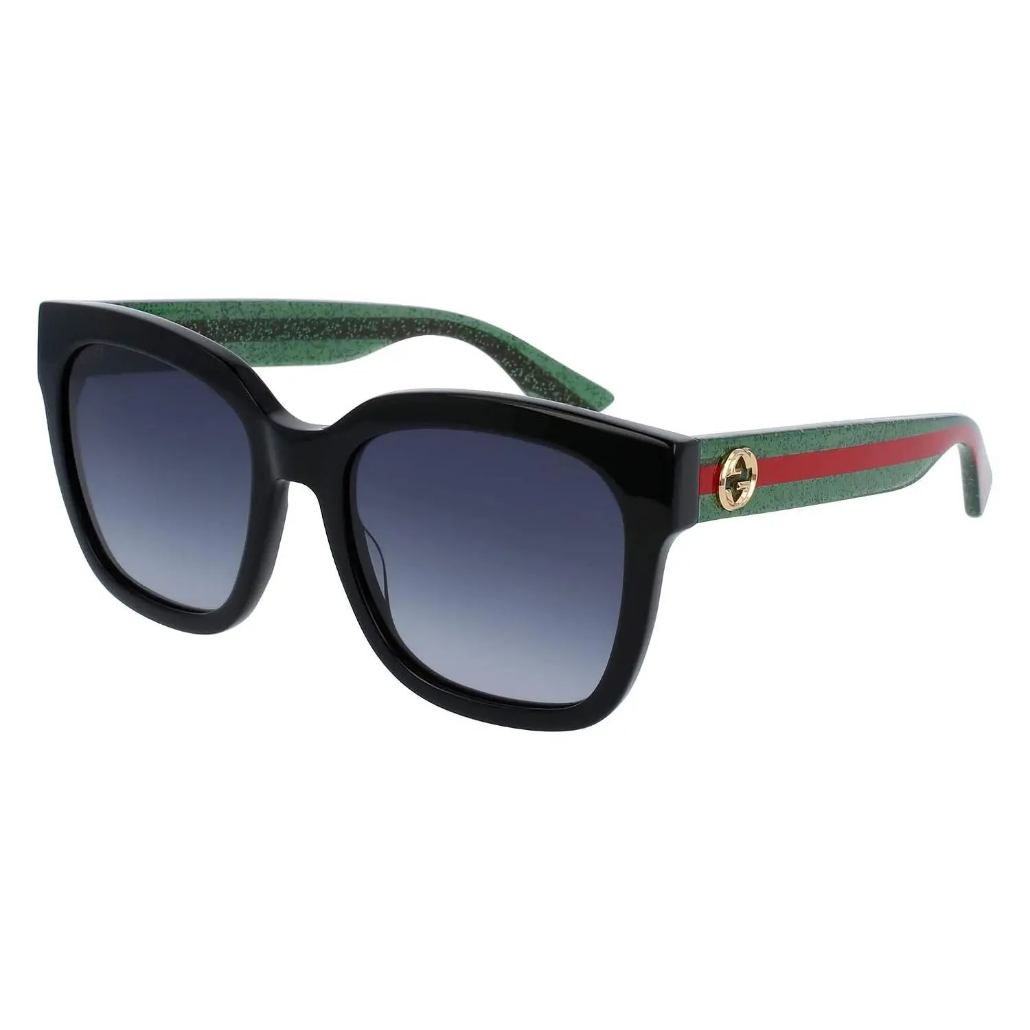 Gucci Grey Gradient Square Ladies Sunglasses GG0034SN 002 54