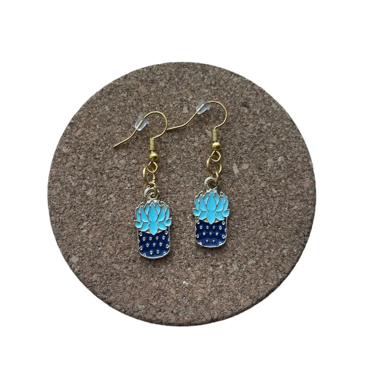 Succulent Dangle Earrings