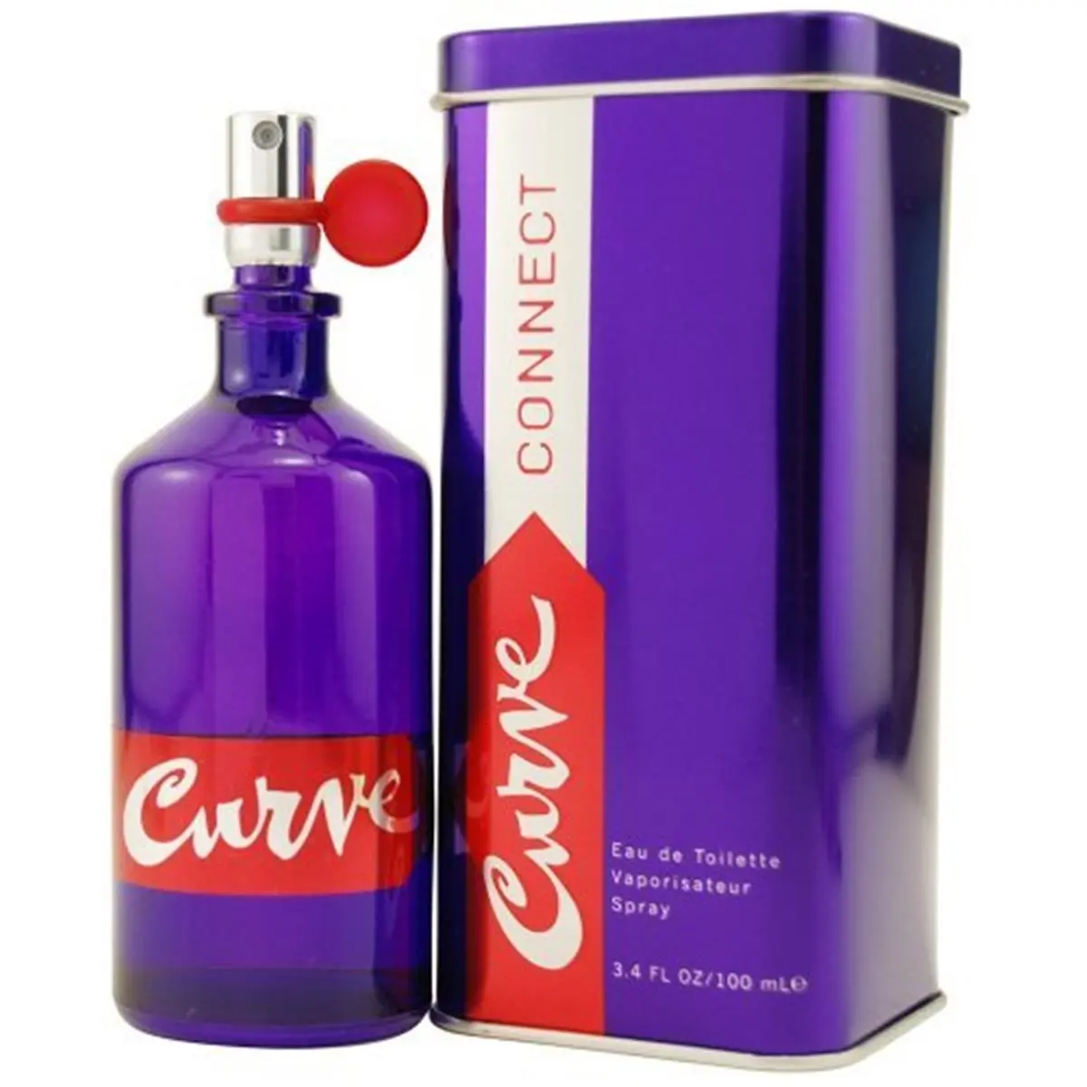 Liz Claiborne 212 MAIN Curve Connect Women's Eau de Toilette (EDC) Spray, 3.4oz, Aromatic Woody Fragrance with Tangerine Blend & Cedar Base, Daily Use Casual Spray-Based Fragrance, Daily Use Fragrance