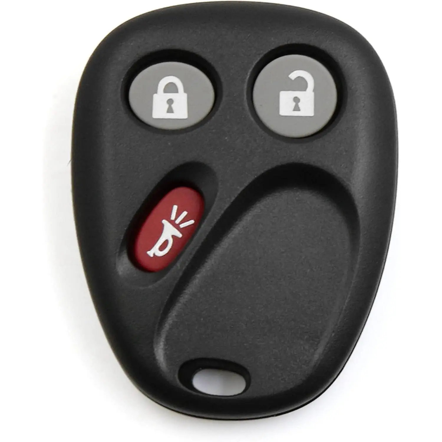 3-Button Keyless Entry Fob Remote Control Replacement Key Shell Case, Part 21997127 for Cadillac, Chevrolet, GMC, Hummer