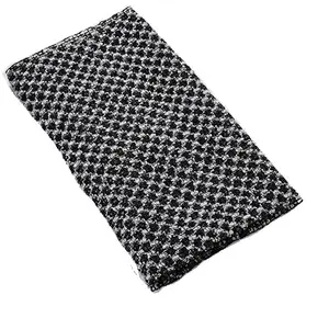 Antibacterials Shower Scrub Cloth Black Deep Cleanses for Back Shoulders Legs
