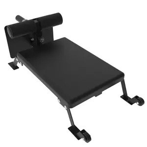 Garvee Nordic Curl Machine, Adjustable Hamstring Curl Bench with Wheels Nordic Bench for Home Gym, Black