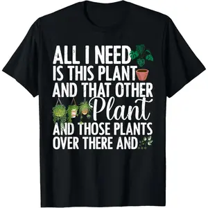 Cotton Funny Plant Themed TShirt Ideal For Women Men Gardening Enthusiasts and Plant Lovers