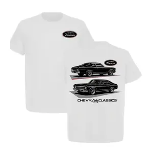 Chevy Nova Classic Car T-Shirt, Vintage Muscle Car Graphic Tee, Black Chevy Nova Artwork Shirt, Retro Auto Enthusiast Apparel for Men, Car Show Gift Shirt
