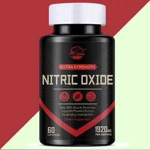 Nitric Oxide Booster Supplement with L Arginine and L Citrulline Essential Amino Acids, Heart Health & Circulation Support, Natural Energy & Performance | 60 Capsules