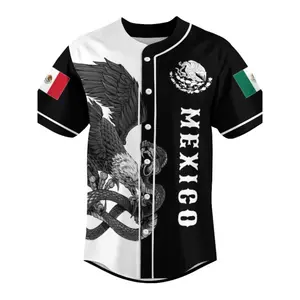 The Mexican Heat baseball jersey, Throwback jersey, Sports top, is sporty, featuring green, white, and readjusted buttons, stylish button design, suitable for sports fans and casual wear