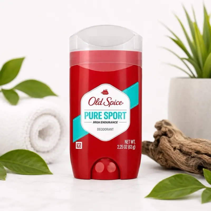 Old Spice Pure Sport High Endurance Deodorant Stick | Long-Lasting Fresh Scent | Daily Odor Protection | 2.25 oz (63 g)