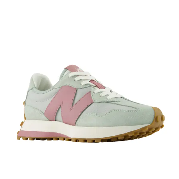 New Balance Women's 327 Green/Rose
