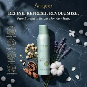 ANQEER Waterless Dry Shampoo Spray – Instant Oil Control, Refresh Hair Between Washes, Lightweight Volumizing Hair Refresher Detangling Rinse with Elvive