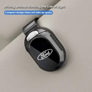 Car Sunshade Sunglasses Holder Multi-Function Business Card Clip for Ford Models, Easy Carry Anti-Loss Car Accessory