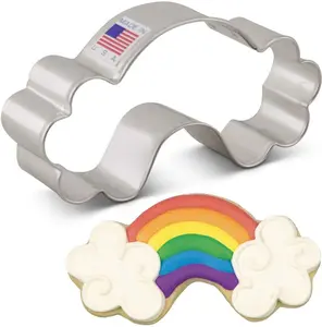 Rainbow Cookie Cutter 4"
