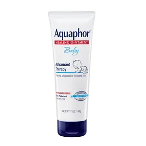 Aquaphor Baby Healing Ointment Advanced Therapy Skin Protectant for Dry Skin & Diaper Rash 7 Oz Tube Nourishing Soothing