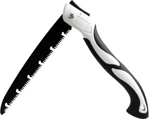 300mm folding saw, manual saw, hand saw, fast cutting, handheld, labor-saving, convenient to carry, suitable for home decoration, gardening, woodworking, camping fiberglass handle