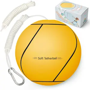 Tether Ball,Tether Ball and Rope Set,Replacement Tether Ball for Kids and Adults Outdoor Backyard