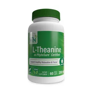 Health Thru Nutrition L-Theanine 200mg as Phytosure™ Certified, 60 Vegecaps