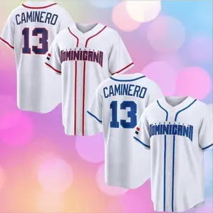 Dominican Republic #13 Jersey Now Available! #DominicanRepublic#BaseballJersey #TeamDominican #FanMerch #SportsStyle #ButtonUpShirt #StreetwearLook #TikTokShop