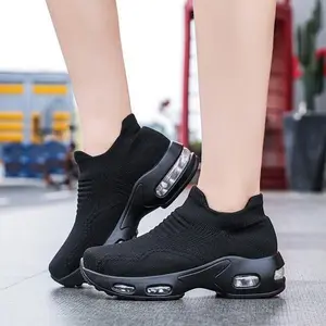 Non-Slip Work Shoes Resistant Breathable Mesh Sneaker Comfort Chef Footwear Women's Versions Black Nurse Shoes Lightweight Girl Closed with Laces Anti Slip