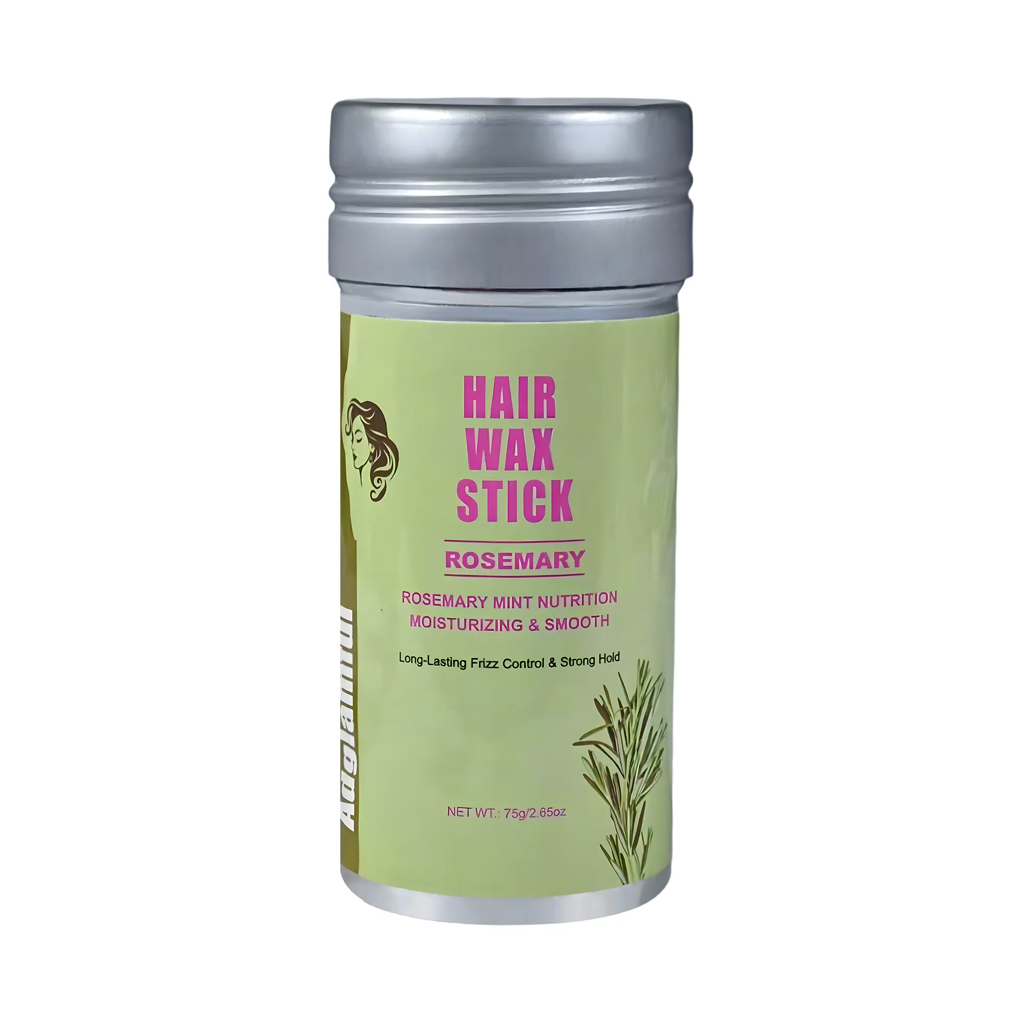 Rosemary Mint Hair Wax Stick for Haircare - Anti-Frizz Mousse & Gel, Strong Hold, Non Sticky Texture, Quick-Setting, Rosemary Mint Nutrition, Long-Lasting & Flexible Styling, Smooth Flyaway Control (Ideal for Dry Hair)
