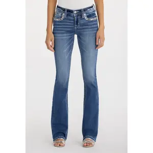 Brione Border Bootcut Jeans