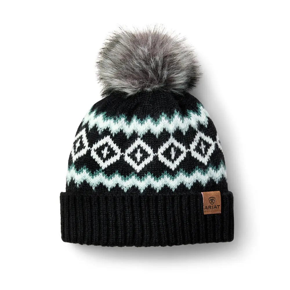 10063839 Ariat Women's Bristol Beanie - Black