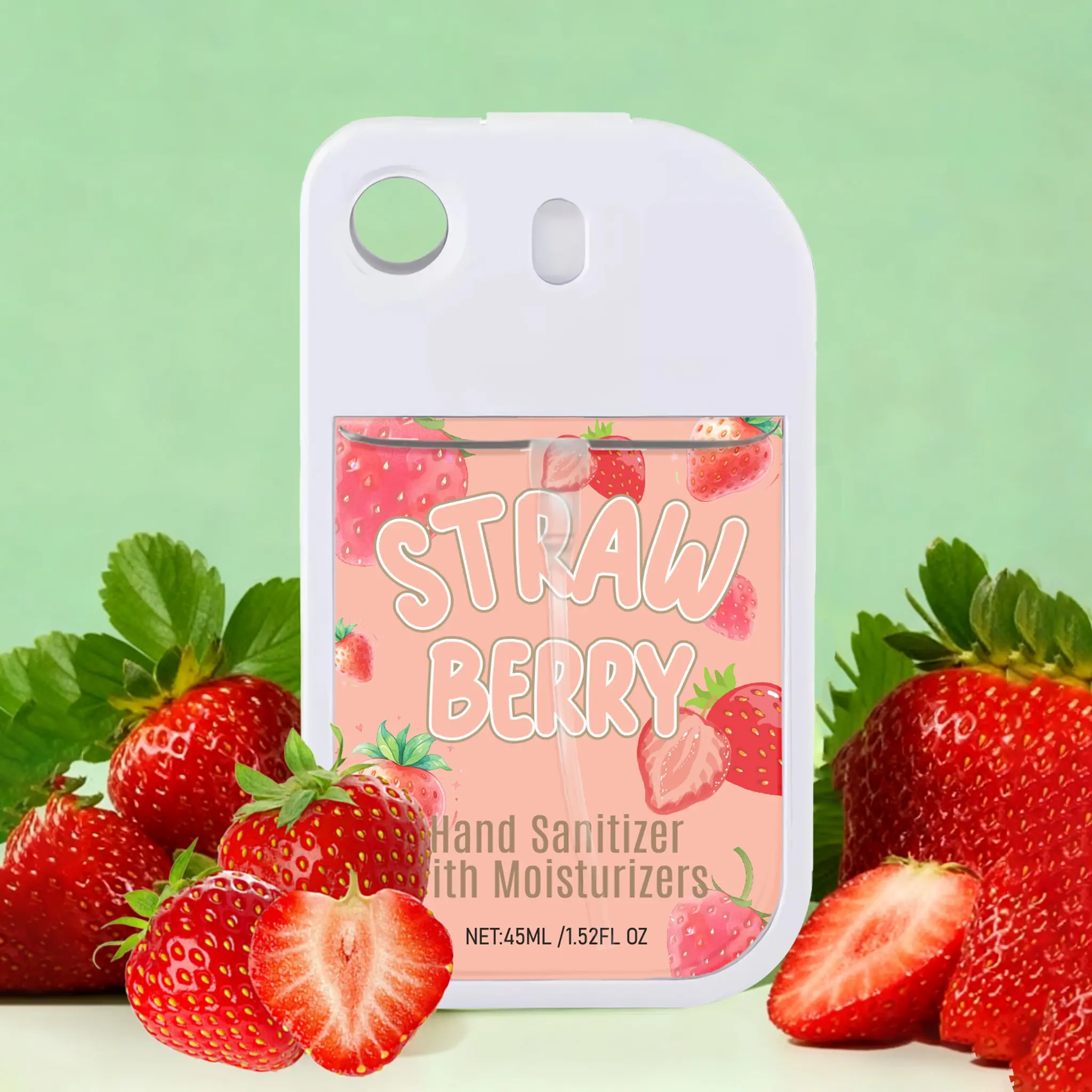 Portable Liquid Hand Sanitizer Spray, Daily Use and Outdoor Travel, Gentle No-Rinse Hand Gel, One Press Clean, Moisturizing Hydrating Fragrance Mist, Moisturizing Hand Sanitizers, Hand Cleaning Product