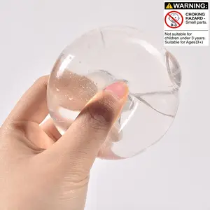 Transparent Malt Ball Squeeze Toy, Slow Rebound, Stress Relief Pressure Ball, Office Relaxation, Gift Idea, Fun Sensory Play, Stress Relief Fidget