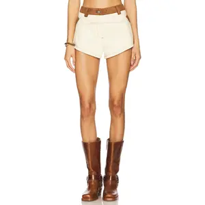 BY.DYLN x REVOLVE Donella Micro Shorts in Cream