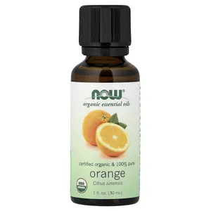 NOW Foods Organic Essential Oils, Orange, 1 fl oz (30 ml)