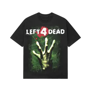 Y2K Zombie Survival Graphic T-Shirt – Retro Shooter Game Streetwear Tee