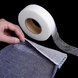 ultra-strong double Iron-On Hemming Tape, Washable No Sew Fabric Fusing Tape for Jeans, Pants & Clothes, Quick Easy Hem Repair, Strong Adhesive, Ideal for DIY Clothing Alterations & Daily Sewing Projects