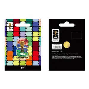 MINISO FIFA World Cup 2026 Emblem Badge | Host Country Design, Collectible Pin for Soccer Fans summerwins