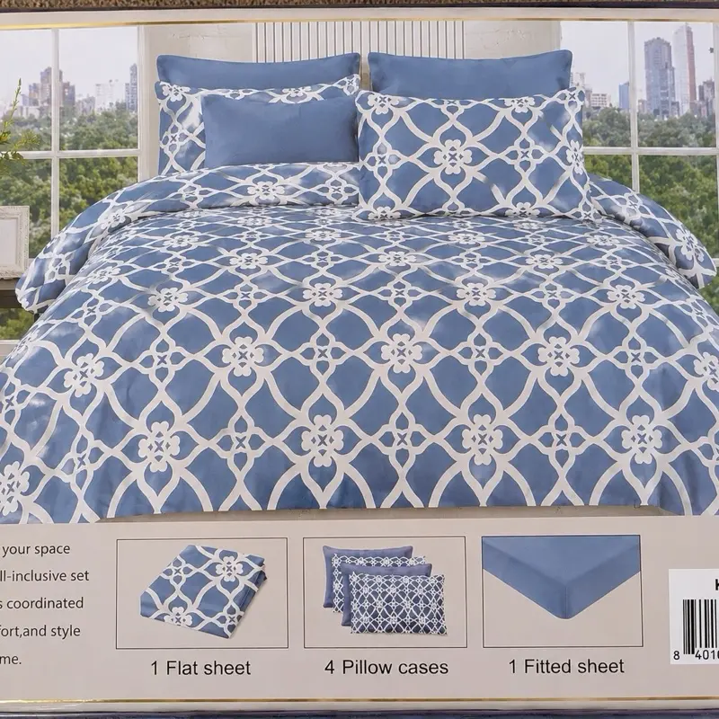 100% Cotton 6-Piece Sheet Set