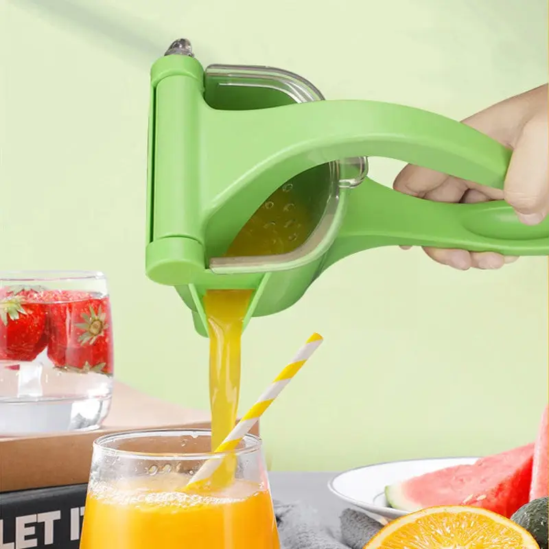 GreenSqueeze Pro: Compact Non-Electric Handheld Manual Juicer - Versatile Fruit and Vegetable Extraction for Space-Saving Juicing at Home