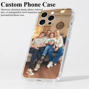 Custom Photo Phone Case – Please Send Image After Purchase.Phone Case: DIY Custom High-Transparency Drop-Proof Phone Case with Personalized Image, Suitable for iPhone 17/16/15/14/13/12 Pro Max/Air/Plus, Premium Protective Cover