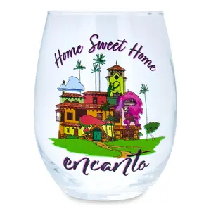 Disney Encanto "Home Sweet Home" Stemless Wine Glass | Holds 20 Ounces