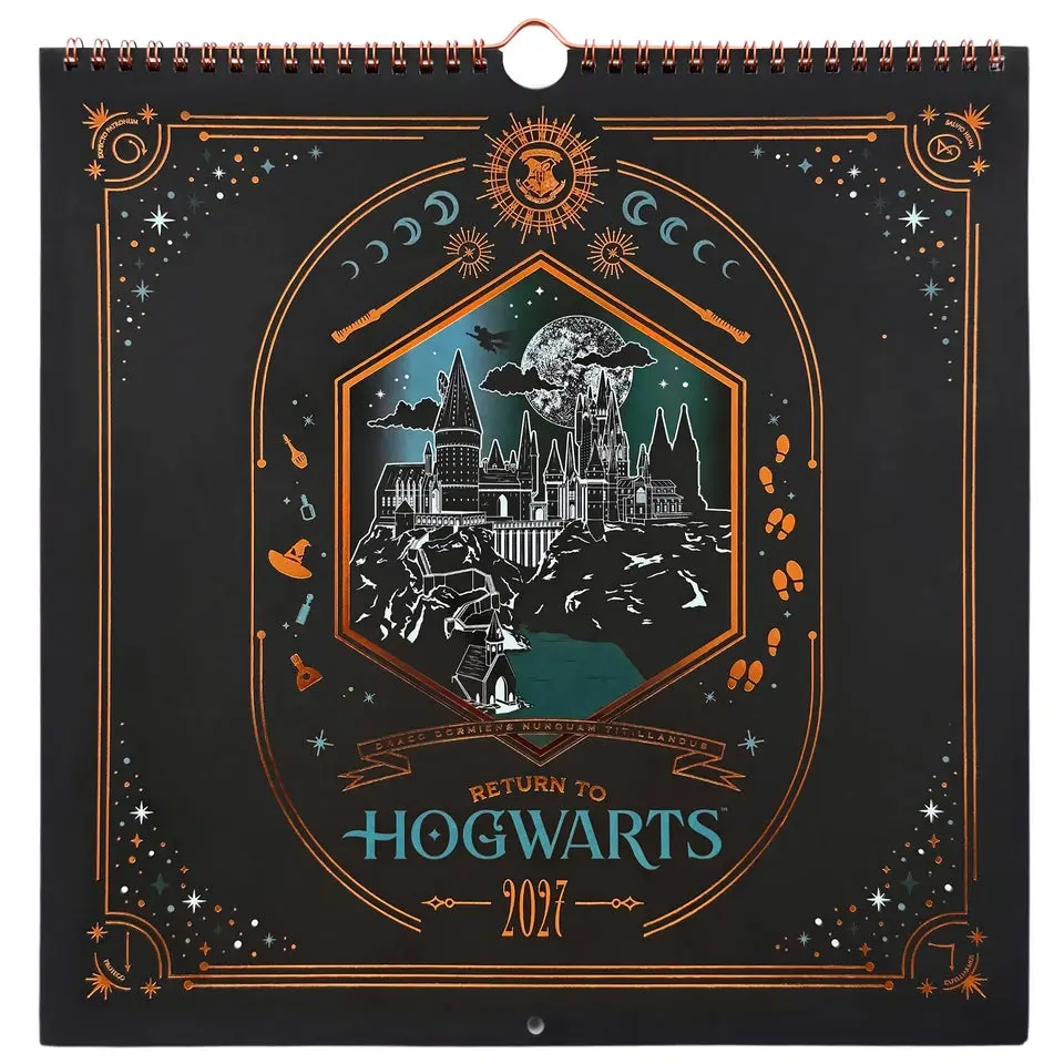 Harry Potter Return to Hogwarts 2027 Spiral Wall Calendar