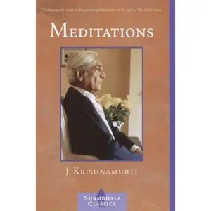 USED-Meditations (Shambhala Classics) by J. Krishnamurti (Paperback)