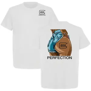 Glock Sexy Girl Lifestyle T-Shirt, a gift for Glock fans, unisex short-sleeve casual style, 100% cotton, tactical gear, made in the USA