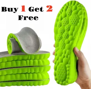 15 Plus Size All-Day Comfort Cloud In for Men and Women 4D Cushioning Technology U-Shaped Memory Foam Cut-to-Fit Sports Shoe Inserts for Standing Walking Running Buy 1 Get 2 Free 4d  shoe  cloud  insoles everyday  gear