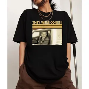 They Were Cones Retro Quote T-shirt, Vintage Humor Graphic Tee, Classic Meme Style Unisex Tshirt, The Wedding Singer Movie TV Series Shirt Top Cotton
