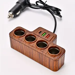 Expanded 7-Port Super Fast Car Charger with USB PD 12V–24V Universal Power Adapter, Multi-Device Rapid Charging Hub for Phones, Tablets, Laptops, GPS, Smart Devices, Car Companion for Travel, Rideshare, Trucks, SUVs & RVs