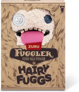 ZURU Fugglers Hairy Fuggs - Funny Ugly Monster Plush - 9 inches (Oogah Boogah - Balding)