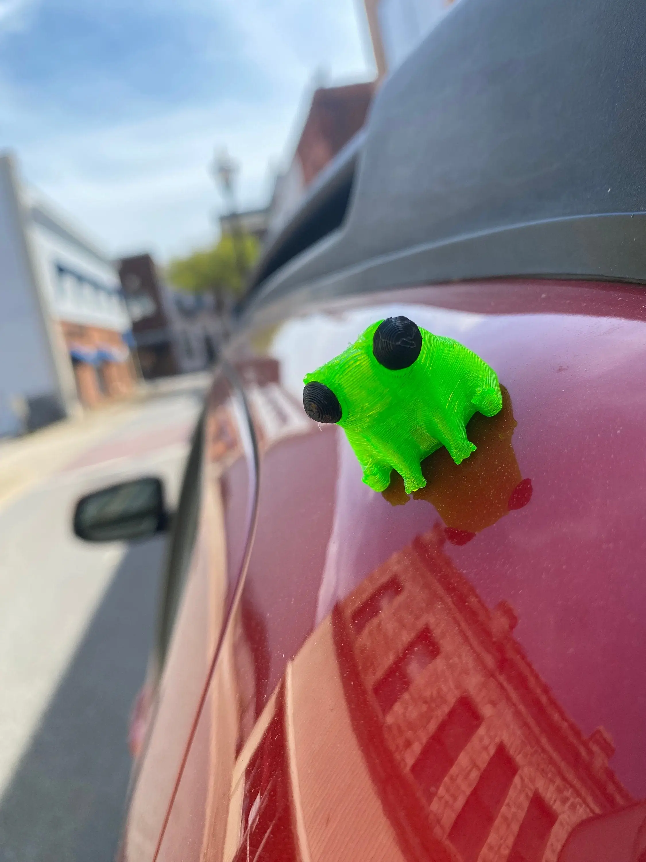 Just a lil dude frog magnet Just a lil dude frog magnet