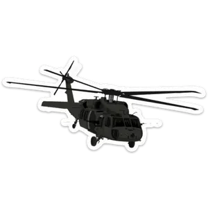 Happy Hawking - UH60 Sticker