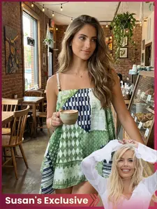 Women's Summer Boho Bohemian Chic Style Backless Crop Top, Loose-Fitting Sleeveless Design, Perfect for Casual Wear & Daily Womenswear