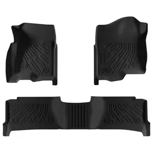 Car Floor Mats Fits for S-ilverado 1500 1999-2004 All-Weather Automotive Floor Mats Waterproof Heavy Duty Car Mats Flexible Floor Liners 3pcs