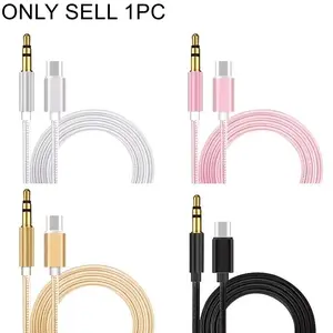 Type-C to 3.5mm Audio Cable, High Fidelity Sound, Compatible with Cars and Devices, Usb C Compatible, Perfect for Music Playback and Calls