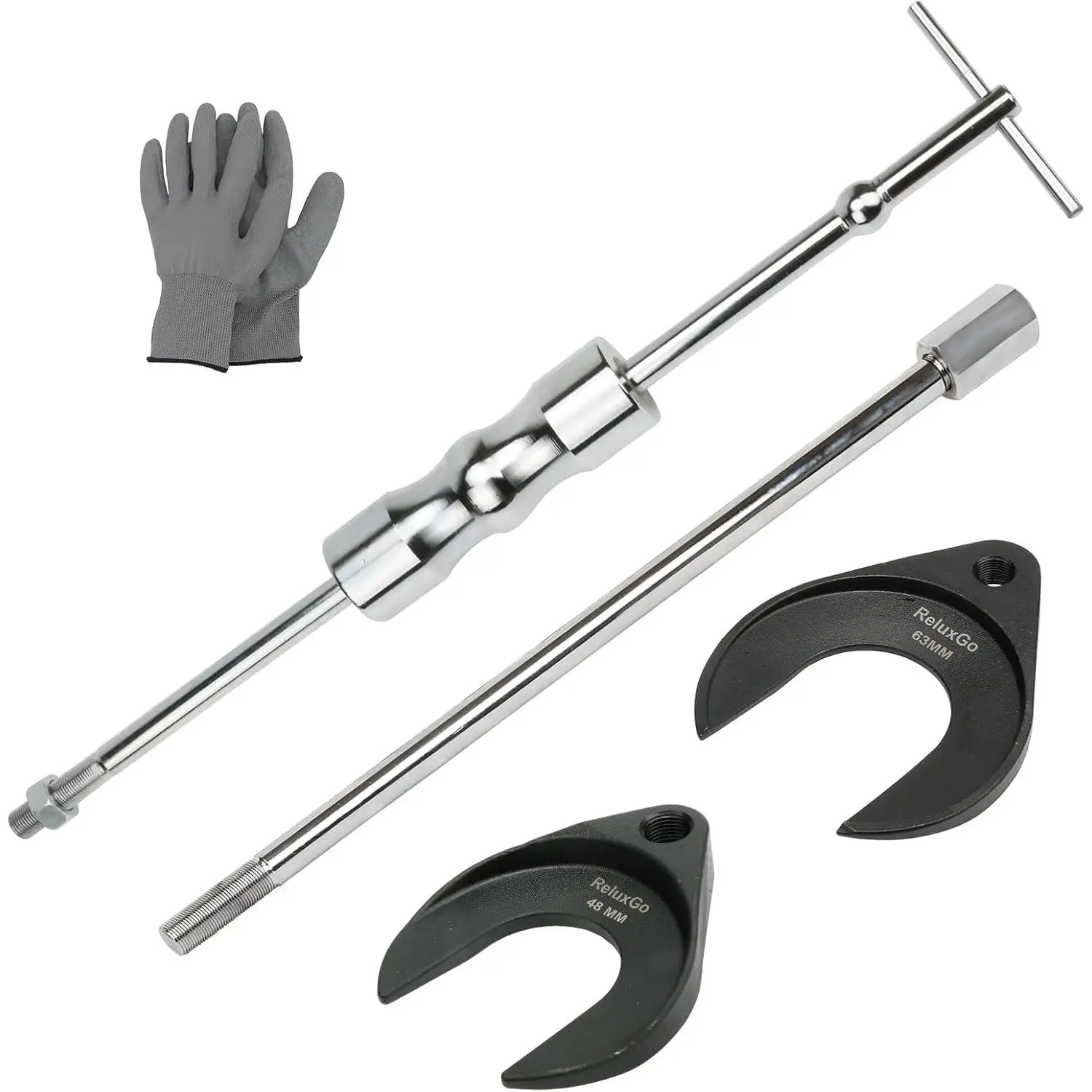 Inner Axle Puller Tool Set, 1 Set with 5/8"-18 Slide Hammer & Adapter, Inner Joint Removal Kit for 1986-2021 Front Wheel Drive Axles (Leisure & Outdoor Recreation Equipment), 1986 To 2021, Adapter Inner Joint Removal Tool Kit