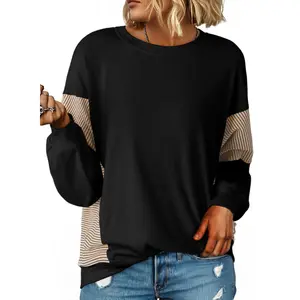 DOKOTOO Women's Colorblock Sweatshirt Crewneck Patchwork Long Sleeve Knit Pullover Shirts Knitted Top Dressy Casual Tops Womenswear Knitwear DOKOTOO Women's Colorblock Sweatshirt Crewneck Patchwork Long Sleeve Knit Pullover Shirts Knitted Top Dressy Casual Tops Womenswear Knitwear